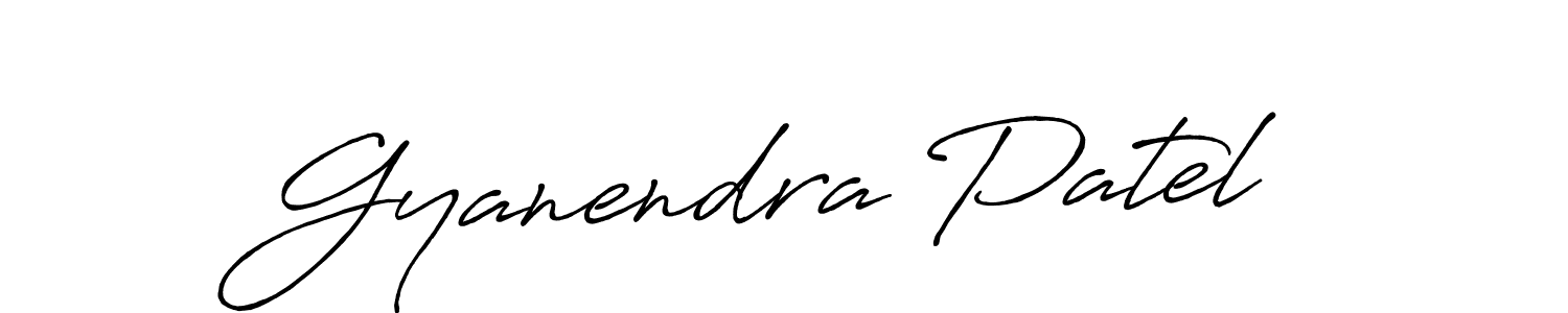 Use a signature maker to create a handwritten signature online. With this signature software, you can design (Antro_Vectra_Bolder) your own signature for name Gyanendra Patel. Gyanendra Patel signature style 7 images and pictures png