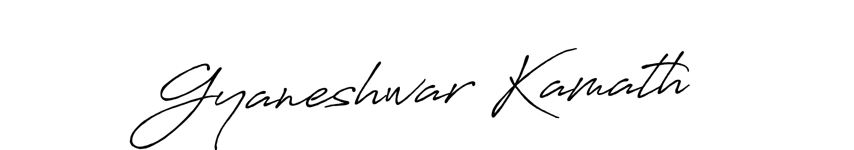 Make a beautiful signature design for name Gyaneshwar Kamath. Use this online signature maker to create a handwritten signature for free. Gyaneshwar Kamath signature style 7 images and pictures png