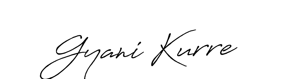 It looks lik you need a new signature style for name Gyani Kurre. Design unique handwritten (Antro_Vectra_Bolder) signature with our free signature maker in just a few clicks. Gyani Kurre signature style 7 images and pictures png