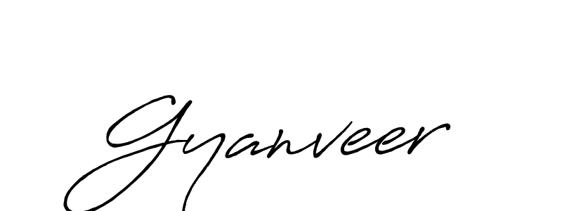 Design your own signature with our free online signature maker. With this signature software, you can create a handwritten (Antro_Vectra_Bolder) signature for name Gyanveer. Gyanveer signature style 7 images and pictures png