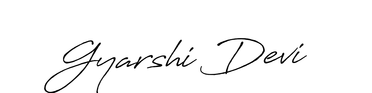 Design your own signature with our free online signature maker. With this signature software, you can create a handwritten (Antro_Vectra_Bolder) signature for name Gyarshi Devi. Gyarshi Devi signature style 7 images and pictures png