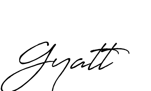 You should practise on your own different ways (Antro_Vectra_Bolder) to write your name (Gyatt) in signature. don't let someone else do it for you. Gyatt signature style 7 images and pictures png