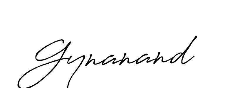 Gynanand stylish signature style. Best Handwritten Sign (Antro_Vectra_Bolder) for my name. Handwritten Signature Collection Ideas for my name Gynanand. Gynanand signature style 7 images and pictures png