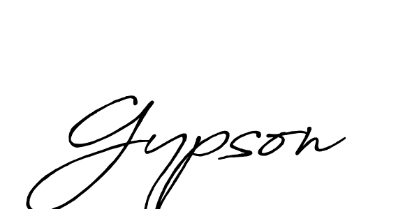 Also we have Gypson name is the best signature style. Create professional handwritten signature collection using Antro_Vectra_Bolder autograph style. Gypson signature style 7 images and pictures png