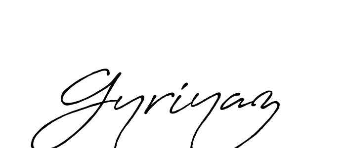 Make a beautiful signature design for name Gyriyaz. Use this online signature maker to create a handwritten signature for free. Gyriyaz signature style 7 images and pictures png