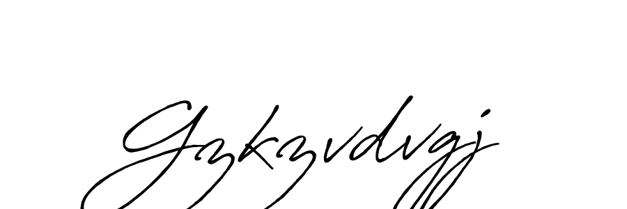 Gzkzvdvgj stylish signature style. Best Handwritten Sign (Antro_Vectra_Bolder) for my name. Handwritten Signature Collection Ideas for my name Gzkzvdvgj. Gzkzvdvgj signature style 7 images and pictures png