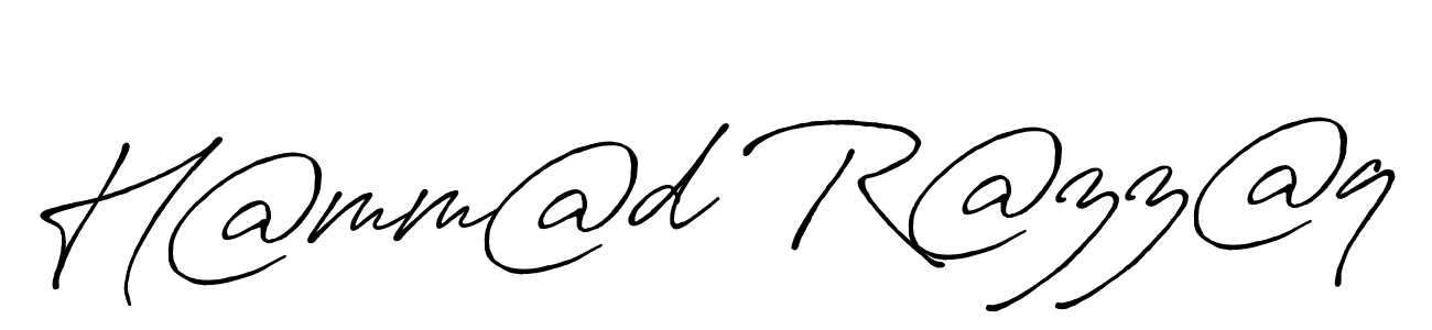 Also we have H@mm@d R@zz@q name is the best signature style. Create professional handwritten signature collection using Antro_Vectra_Bolder autograph style. H@mm@d R@zz@q signature style 7 images and pictures png