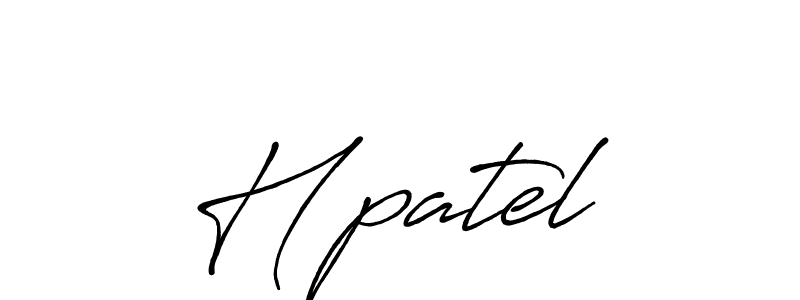 Design your own signature with our free online signature maker. With this signature software, you can create a handwritten (Antro_Vectra_Bolder) signature for name H²patel. H²patel signature style 7 images and pictures png