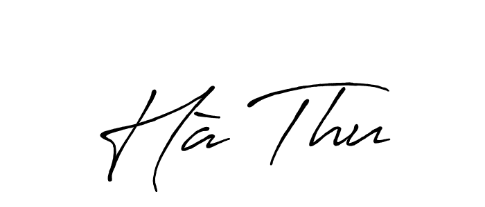 Make a beautiful signature design for name Hà Thu. Use this online signature maker to create a handwritten signature for free. Hà Thu signature style 7 images and pictures png