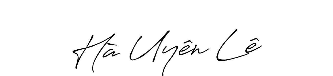 Use a signature maker to create a handwritten signature online. With this signature software, you can design (Antro_Vectra_Bolder) your own signature for name Hà Uyên Lê. Hà Uyên Lê signature style 7 images and pictures png
