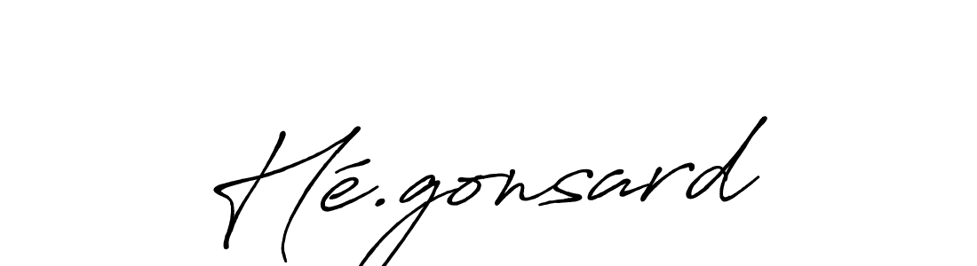 Antro_Vectra_Bolder is a professional signature style that is perfect for those who want to add a touch of class to their signature. It is also a great choice for those who want to make their signature more unique. Get Hé.gonsard name to fancy signature for free. Hé.gonsard signature style 7 images and pictures png