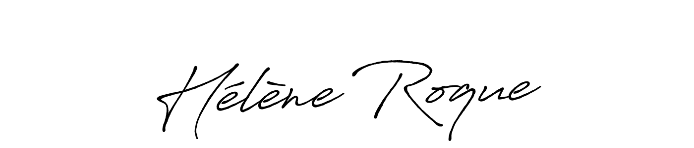 Hélène Roque stylish signature style. Best Handwritten Sign (Antro_Vectra_Bolder) for my name. Handwritten Signature Collection Ideas for my name Hélène Roque. Hélène Roque signature style 7 images and pictures png