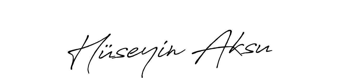 It looks lik you need a new signature style for name Hüseyin Aksu. Design unique handwritten (Antro_Vectra_Bolder) signature with our free signature maker in just a few clicks. Hüseyin Aksu signature style 7 images and pictures png