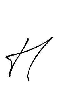 It looks lik you need a new signature style for name H . Design unique handwritten (Antro_Vectra_Bolder) signature with our free signature maker in just a few clicks. H  signature style 7 images and pictures png