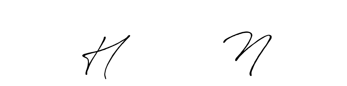 How to make H          N signature? Antro_Vectra_Bolder is a professional autograph style. Create handwritten signature for H          N name. H          N signature style 7 images and pictures png