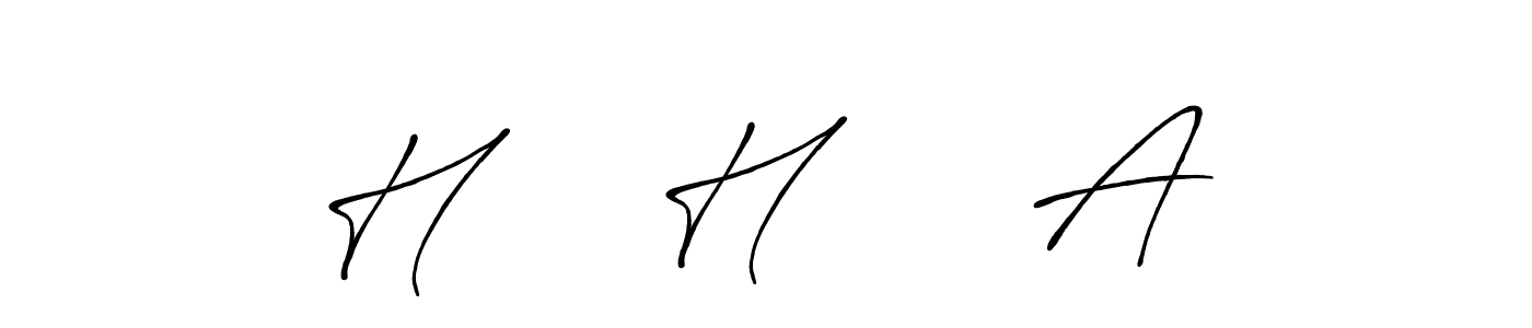 How to make H     H      A signature? Antro_Vectra_Bolder is a professional autograph style. Create handwritten signature for H     H      A name. H     H      A signature style 7 images and pictures png