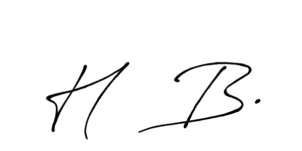 Antro_Vectra_Bolder is a professional signature style that is perfect for those who want to add a touch of class to their signature. It is also a great choice for those who want to make their signature more unique. Get H   B. name to fancy signature for free. H   B. signature style 7 images and pictures png