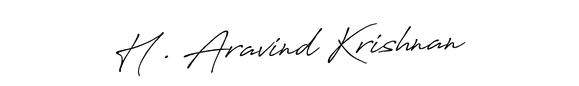 It looks lik you need a new signature style for name H . Aravind Krishnan. Design unique handwritten (Antro_Vectra_Bolder) signature with our free signature maker in just a few clicks. H . Aravind Krishnan signature style 7 images and pictures png