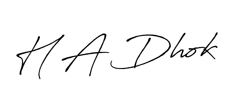 Here are the top 10 professional signature styles for the name H A Dhok. These are the best autograph styles you can use for your name. H A Dhok signature style 7 images and pictures png