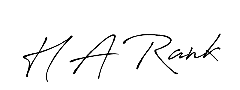 It looks lik you need a new signature style for name H A Rank. Design unique handwritten (Antro_Vectra_Bolder) signature with our free signature maker in just a few clicks. H A Rank signature style 7 images and pictures png