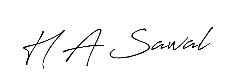 Antro_Vectra_Bolder is a professional signature style that is perfect for those who want to add a touch of class to their signature. It is also a great choice for those who want to make their signature more unique. Get H A Sawal name to fancy signature for free. H A Sawal signature style 7 images and pictures png