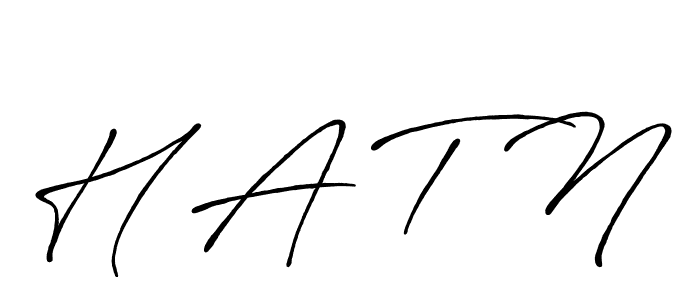Antro_Vectra_Bolder is a professional signature style that is perfect for those who want to add a touch of class to their signature. It is also a great choice for those who want to make their signature more unique. Get H A T N name to fancy signature for free. H A T N signature style 7 images and pictures png