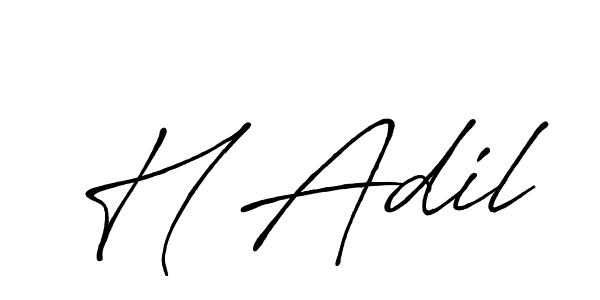 It looks lik you need a new signature style for name H Adil. Design unique handwritten (Antro_Vectra_Bolder) signature with our free signature maker in just a few clicks. H Adil signature style 7 images and pictures png