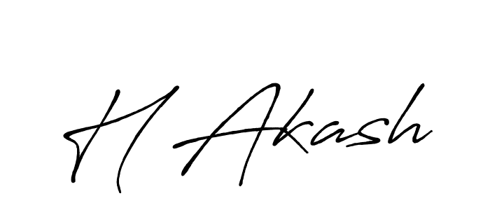 Also You can easily find your signature by using the search form. We will create H Akash name handwritten signature images for you free of cost using Antro_Vectra_Bolder sign style. H Akash signature style 7 images and pictures png