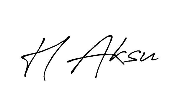 Make a short H Aksu signature style. Manage your documents anywhere anytime using Antro_Vectra_Bolder. Create and add eSignatures, submit forms, share and send files easily. H Aksu signature style 7 images and pictures png