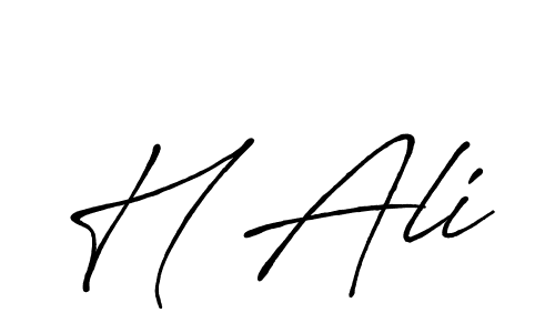 You should practise on your own different ways (Antro_Vectra_Bolder) to write your name (H Ali) in signature. don't let someone else do it for you. H Ali signature style 7 images and pictures png