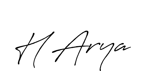 Also You can easily find your signature by using the search form. We will create H Arya name handwritten signature images for you free of cost using Antro_Vectra_Bolder sign style. H Arya signature style 7 images and pictures png