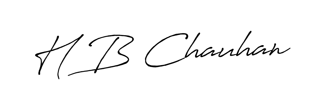 Similarly Antro_Vectra_Bolder is the best handwritten signature design. Signature creator online .You can use it as an online autograph creator for name H B Chauhan. H B Chauhan signature style 7 images and pictures png