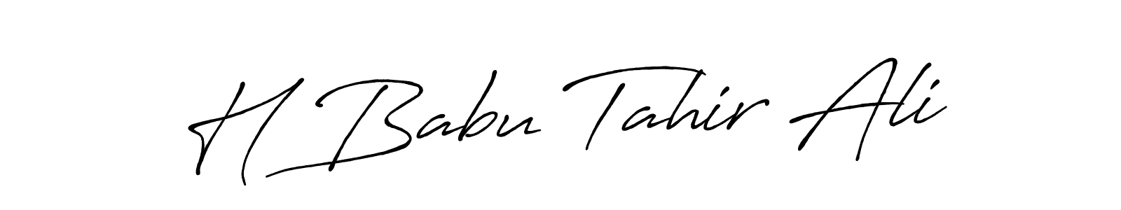 Here are the top 10 professional signature styles for the name H Babu Tahir Ali. These are the best autograph styles you can use for your name. H Babu Tahir Ali signature style 7 images and pictures png