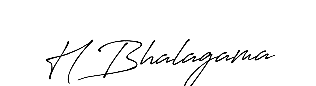 The best way (Antro_Vectra_Bolder) to make a short signature is to pick only two or three words in your name. The name H Bhalagama include a total of six letters. For converting this name. H Bhalagama signature style 7 images and pictures png