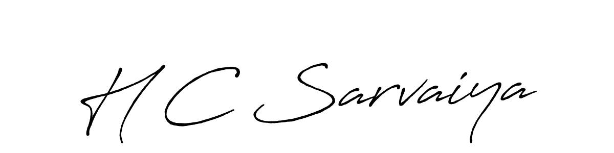 Make a beautiful signature design for name H C Sarvaiya. Use this online signature maker to create a handwritten signature for free. H C Sarvaiya signature style 7 images and pictures png