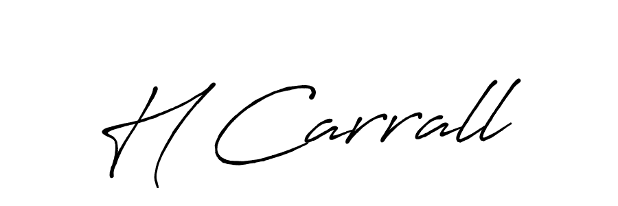 Once you've used our free online signature maker to create your best signature Antro_Vectra_Bolder style, it's time to enjoy all of the benefits that H Carrall name signing documents. H Carrall signature style 7 images and pictures png