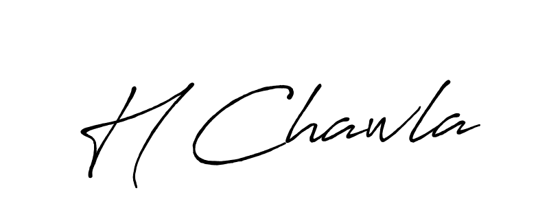 if you are searching for the best signature style for your name H Chawla. so please give up your signature search. here we have designed multiple signature styles  using Antro_Vectra_Bolder. H Chawla signature style 7 images and pictures png