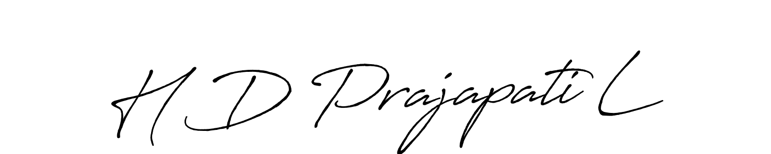 Design your own signature with our free online signature maker. With this signature software, you can create a handwritten (Antro_Vectra_Bolder) signature for name H D Prajapati L. H D Prajapati L signature style 7 images and pictures png