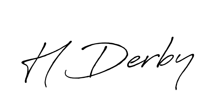 if you are searching for the best signature style for your name H Derby. so please give up your signature search. here we have designed multiple signature styles  using Antro_Vectra_Bolder. H Derby signature style 7 images and pictures png