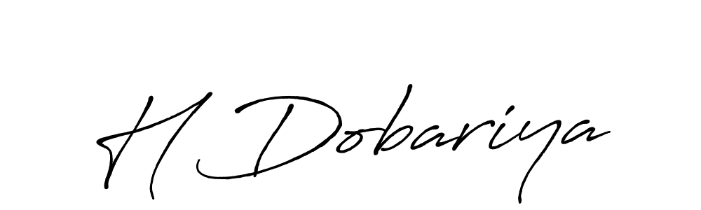 You should practise on your own different ways (Antro_Vectra_Bolder) to write your name (H Dobariya) in signature. don't let someone else do it for you. H Dobariya signature style 7 images and pictures png