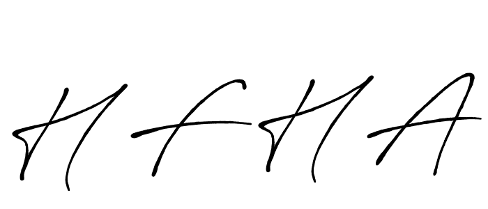 Best and Professional Signature Style for H F H A. Antro_Vectra_Bolder Best Signature Style Collection. H F H A signature style 7 images and pictures png