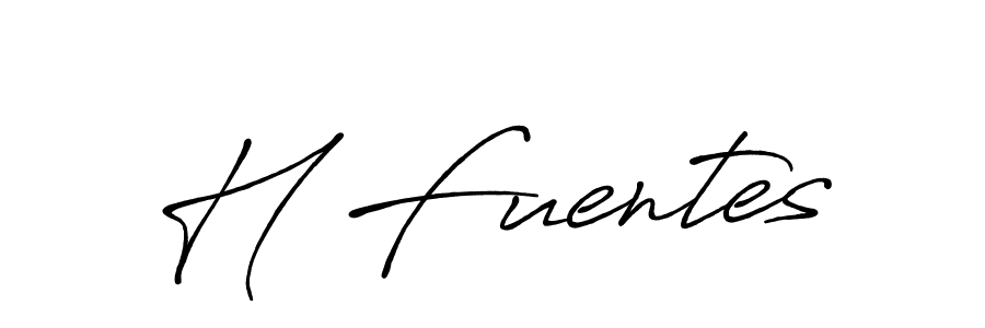 Also You can easily find your signature by using the search form. We will create H Fuentes name handwritten signature images for you free of cost using Antro_Vectra_Bolder sign style. H Fuentes signature style 7 images and pictures png