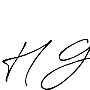 Use a signature maker to create a handwritten signature online. With this signature software, you can design (Antro_Vectra_Bolder) your own signature for name H G. H G signature style 7 images and pictures png