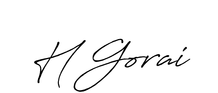 Similarly Antro_Vectra_Bolder is the best handwritten signature design. Signature creator online .You can use it as an online autograph creator for name H Gorai. H Gorai signature style 7 images and pictures png