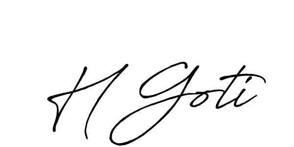 Best and Professional Signature Style for H Goti. Antro_Vectra_Bolder Best Signature Style Collection. H Goti signature style 7 images and pictures png