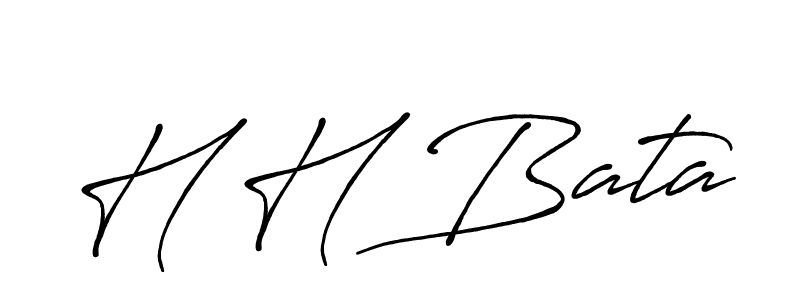 if you are searching for the best signature style for your name H H Bata. so please give up your signature search. here we have designed multiple signature styles  using Antro_Vectra_Bolder. H H Bata signature style 7 images and pictures png