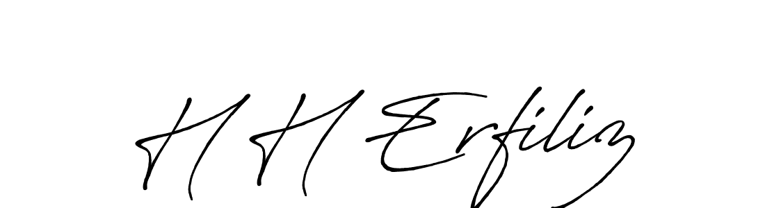 Check out images of Autograph of H H Erfiliz name. Actor H H Erfiliz Signature Style. Antro_Vectra_Bolder is a professional sign style online. H H Erfiliz signature style 7 images and pictures png