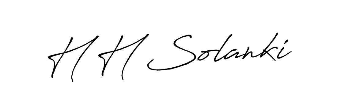 Once you've used our free online signature maker to create your best signature Antro_Vectra_Bolder style, it's time to enjoy all of the benefits that H H Solanki name signing documents. H H Solanki signature style 7 images and pictures png