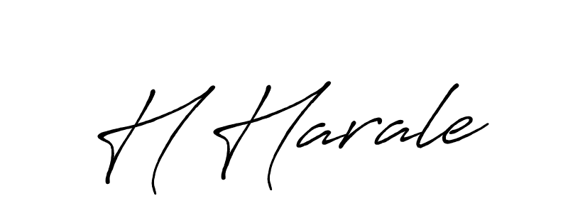 Also You can easily find your signature by using the search form. We will create H Harale name handwritten signature images for you free of cost using Antro_Vectra_Bolder sign style. H Harale signature style 7 images and pictures png