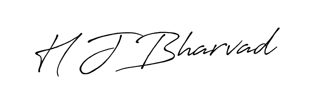 It looks lik you need a new signature style for name H J Bharvad. Design unique handwritten (Antro_Vectra_Bolder) signature with our free signature maker in just a few clicks. H J Bharvad signature style 7 images and pictures png